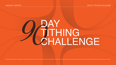 Radiant Church - 90 Day Tithing Challenge