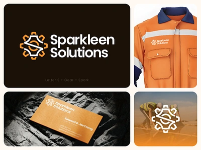 Sparkleen Solutions Logo Design advantages of renewable energy ai logo design best dribbble shots brand identity branding business logo design​ custom logo design​ energy logo environmental branding fiverr logo design monogramlogo renewable energy rimongraphics solar branding solar energy logo solar identity solar panel solar system sparkleen solutions logo design