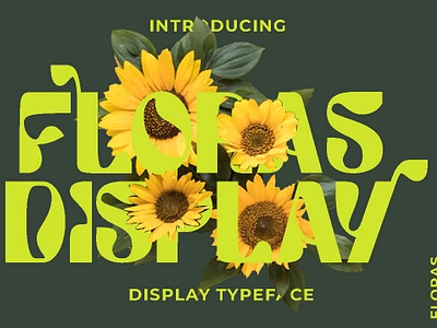 Floras – Psychedelic Display Typeface branding font classic font cover font display font film flourish graphic design groovy font illustration logo font megazine modern font movie music font packaging poster font psychedelic retro font typography vintage font