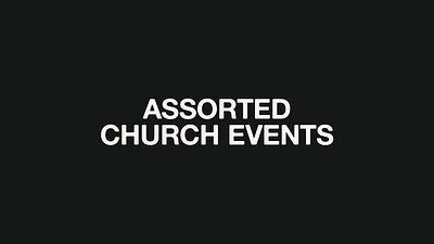 Radiant Church - Assorted Church Events branding church