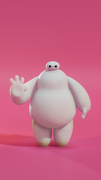 baymax 3d 3d modeling 3d sculpt baymax big hero 6 big hero si ipad ipad sculpting nomad sculpt pixar