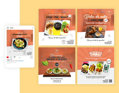 Food Social media post design. brand identity branding graphic design social media visual identity