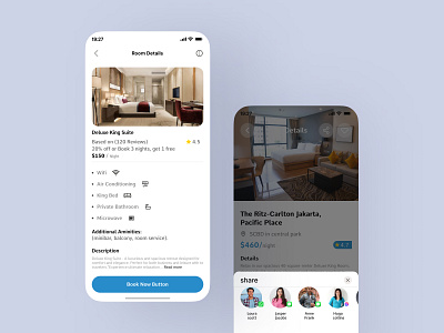 Hotel Booking App Mobile Design dashboard figma responsive design screenshot ui uiux