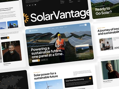 Solar Panel Manufacturing and Setup Design landing landing page landing page design manufacturing marketplace real estate solar solar energy solar panels ui design web design website