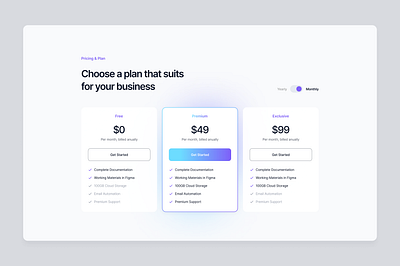 Pricing - Daily UI 030 daily ui