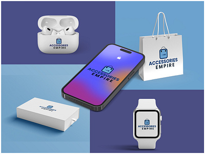 Accessories Empire | Logo Design accessories airpods apple branding gadget gadget logo gadgets headphones illustration iphone laptop logo logo design logos mobile mobile accessories mobile gadgets smartwatch tech tech gadgets