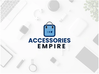 Accessories Empire | Logo Design accessories airpods apple branding gadget gadget logo gadgets headphones illustration iphone laptop logo logo design logos mobile mobile accessories mobile gadgets smartwatch tech tech gadgets