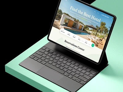 Hotel Website Design airbnb booking booking platform branding clean design illustration modern modern website design platform design product landing page real estate reservation saas startup tour operator tourism tourism landing page travel booking service ui