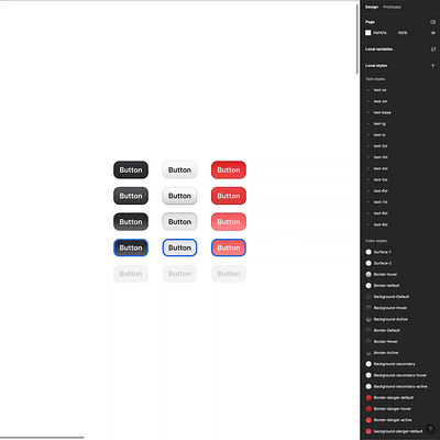 Gradient buttons in Figma branding buttons copy paste designs design design system figma figma ui kit interface ui ui kit ux variants