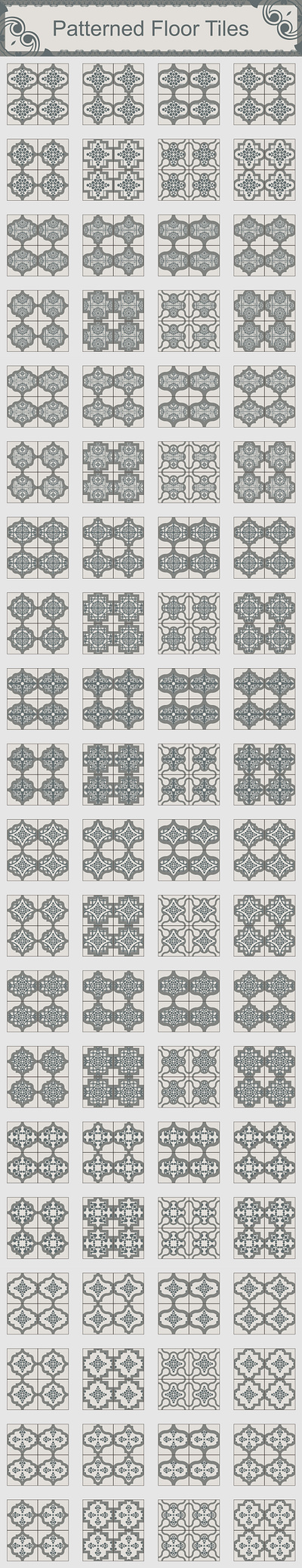 Pattern Floor Tiles 01 b design graphic graphic design ornament pattern vector