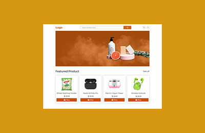 E-commerce Website Design ecommercewebsite figmadesign landingpagedesign uidesign webapplication webdesign websitetemplate