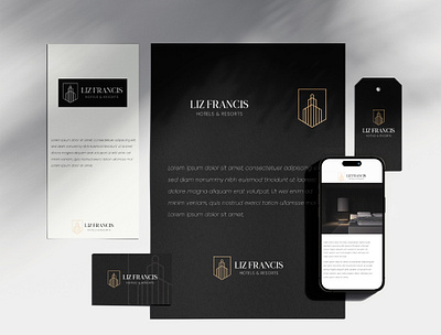 Liz Francis-Hotels And Resorts Brand Guide Line brand guide line branding graphic design identity logo resorts