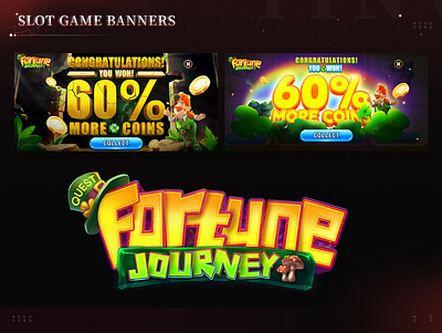 Slot Game Banners-Game Screen Illustation design game screen illustation illustration