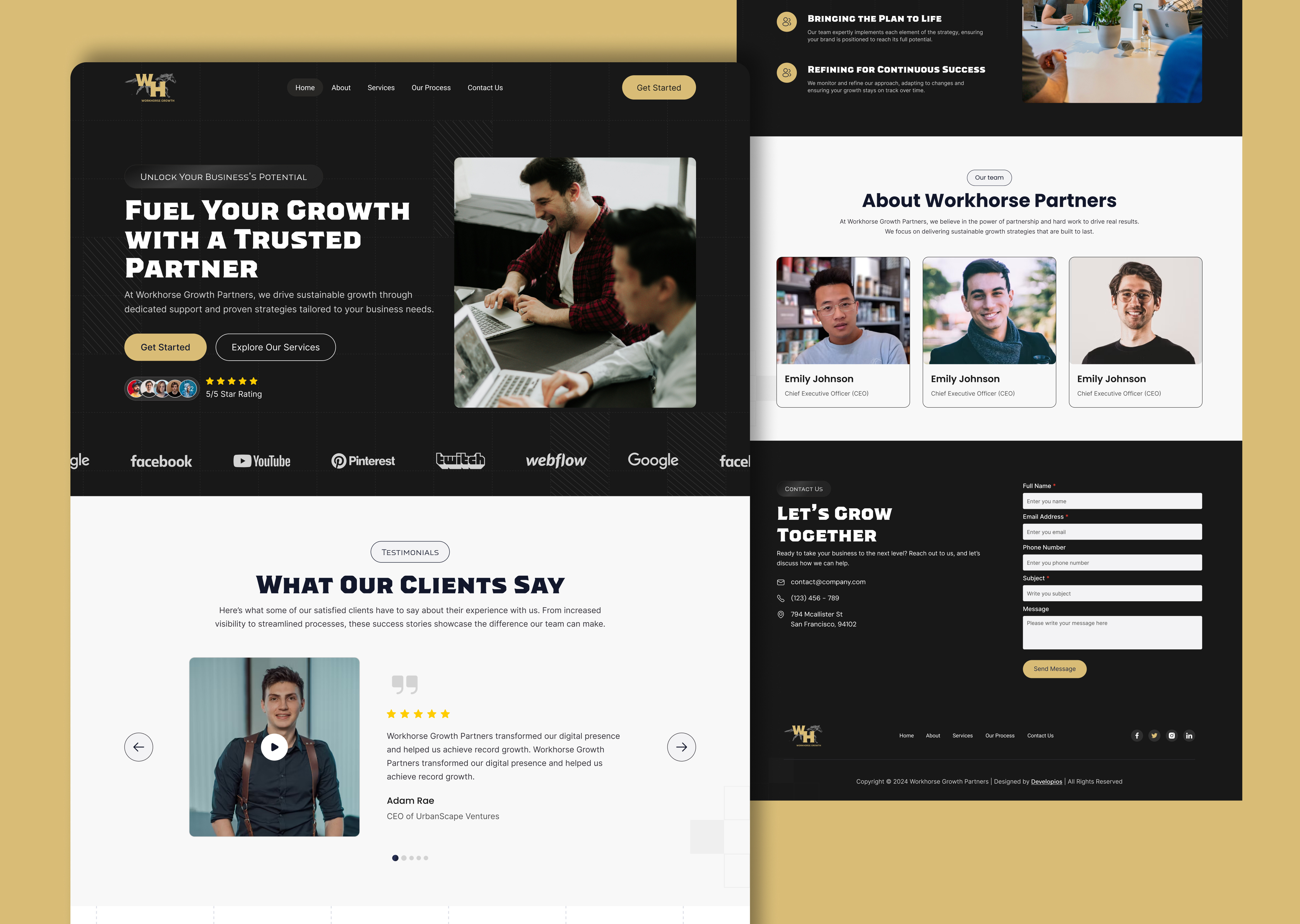 Example of Webflow Website Design And Development