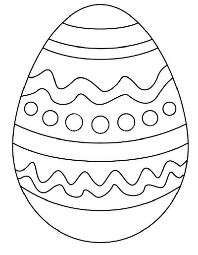 Free Easter Egg Coloring Pages & Printable Templates