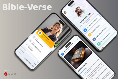 The mobile app named "Bible-Verse" has been designed by Ansysoft adobephotoshop aigeneratedimages bibleapp biblegraphicnovel biblenovell biblereading biblestudy biblicalart christianapp digitalbible easybible mobileapp modernenglishbible newtestament oldtestament religiousapp scripture techandfaith