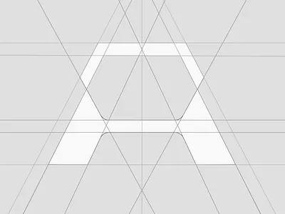 LOGO - GRID - A a animal branding design graphic design grid icon identity illustration letter logo ui vector