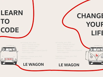 Le Wagon Totebag Design branding coding graphic design lewagon