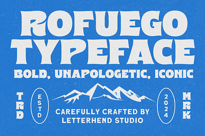 Rofuego Bold Type freebies title font