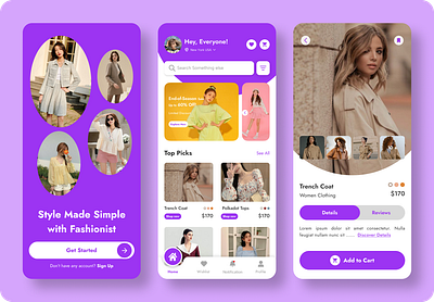 Fashionist App Design – Simplifying Style for Modern Shoppers. appdesigntrends clothingstore designinspiration e commercedesign fashionapp fashionstore fashiontrends interactivedesign minimalistdesign mobileappdesign mobileui moderndesign onlineshopping pastelcolors productlisting productshowcase shoppingapp smoothnavigation uiuxdesign userinterface