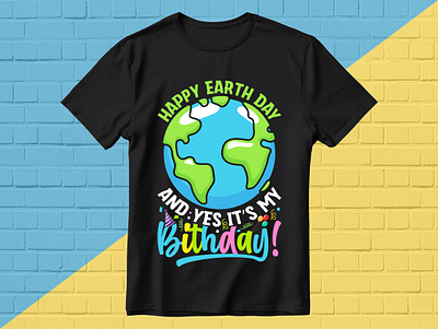 Earth Day T-shirt Design cloting customdesign customtshirt design graphic design logo pod printdesign trendydesign trendytshirt tshirt tshirtbusiness tshirtdesign