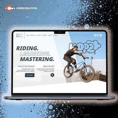 Master the Art of BMX Riding – Join the Adventure! agency agencycreatives designweb ui uiux webdevelopment website websitedesign