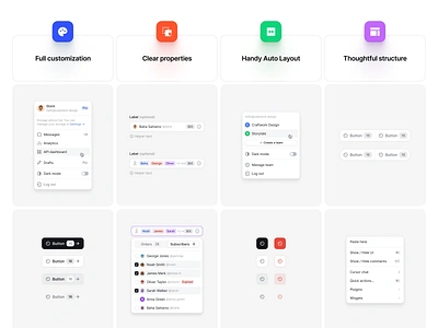 Blank UI Components branding craftwork design landing ui web website