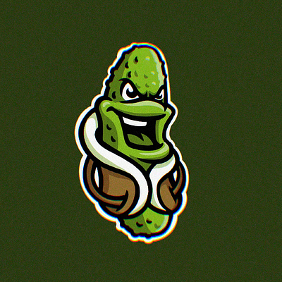 Cool Cucumber Logo brand branding coat cucumber for sale illustration logo mark nagual design sport