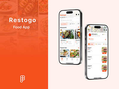 New Design Restogo (Food App) branding graphic design motion graphics ui