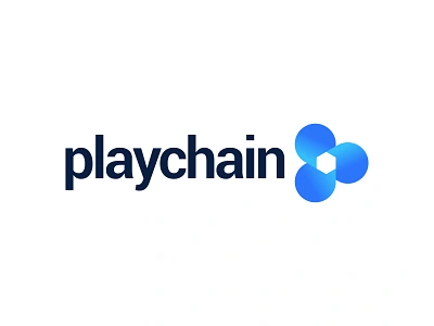 blockchain logo/ Play Shape logo blockchain logo brand identity branding design ecommerce gradients logo designer logos play logo saas startup tech logo