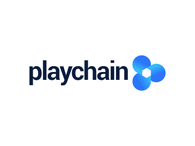 blockchain logo/ Play Shape logo blockchain logo brand identity branding design ecommerce gradients logo designer logos play logo saas startup tech logo