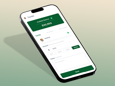Banking App Interface account balance app interface banking app budget tracker clean design digital banking financial planning financial tech fintech ui green theme mobile banking modern app money transfer responsive design secure payments transaction history ui trends user centered user interface ux design