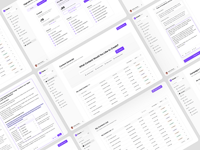 AI Marketing Content Generation Platform ai ai design ai saas aicontentmarketing aiforbusiness app businessgrowth clean content page dashboard digitalcampaigns minimal minimal ai design saas design saas platfrom saas product saas uiux ui design ux design web