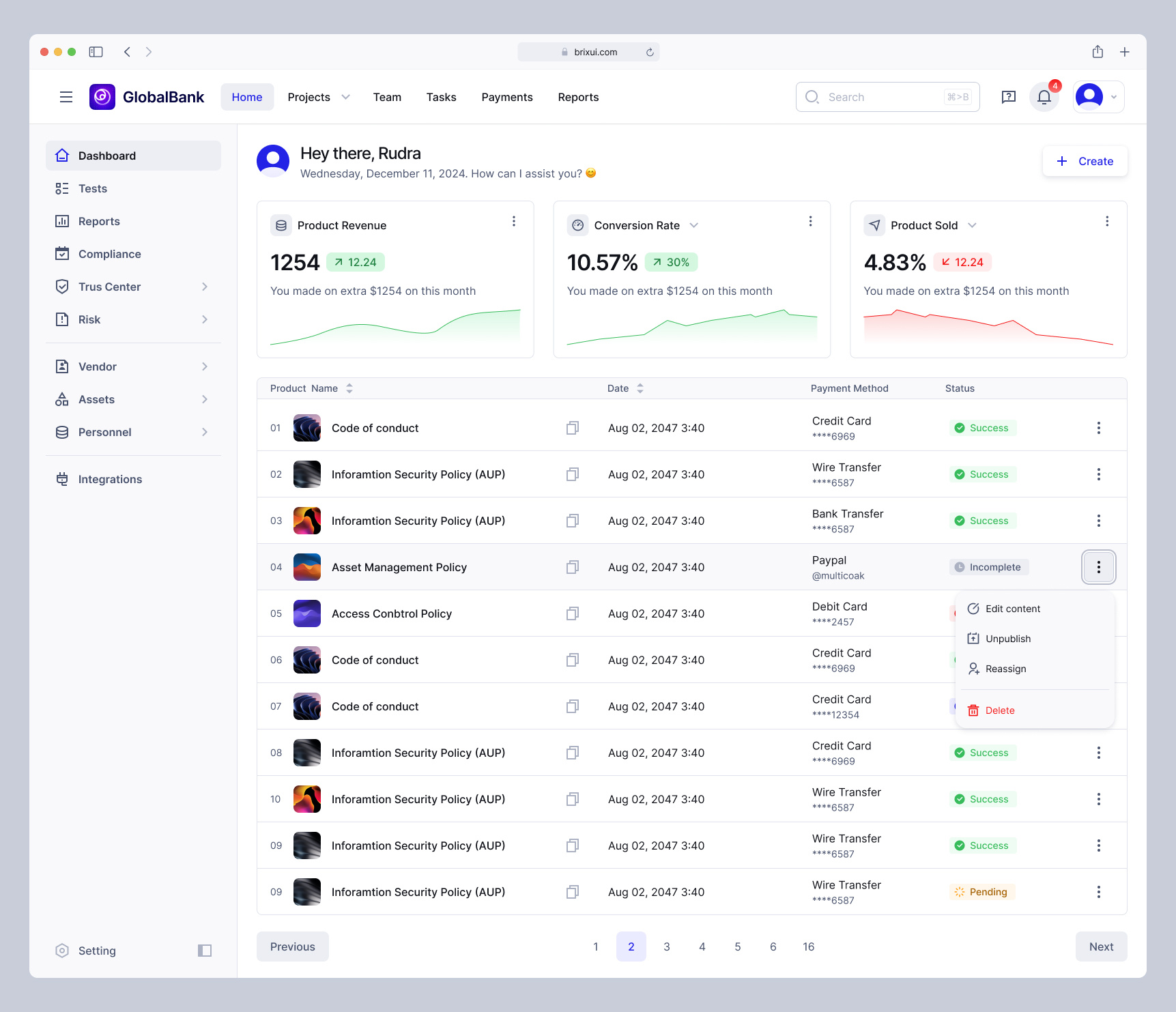 Example of UI/UX Design Partner   Monthly Plan