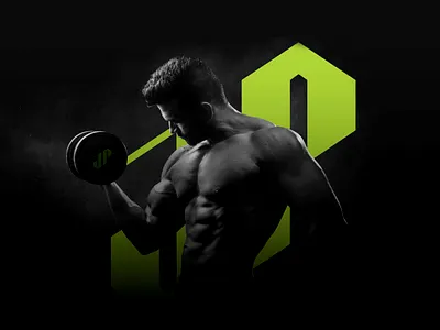 JP Fitness - Brand Identity body building brand mark branding daily workout exercise fitness gym home workout identity identity design lifestyle modern logo motivation workout