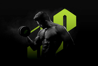 JP Fitness - Brand Identity body building brand mark branding daily workout exercise fitness gym home workout identity identity design lifestyle modern logo motivation workout