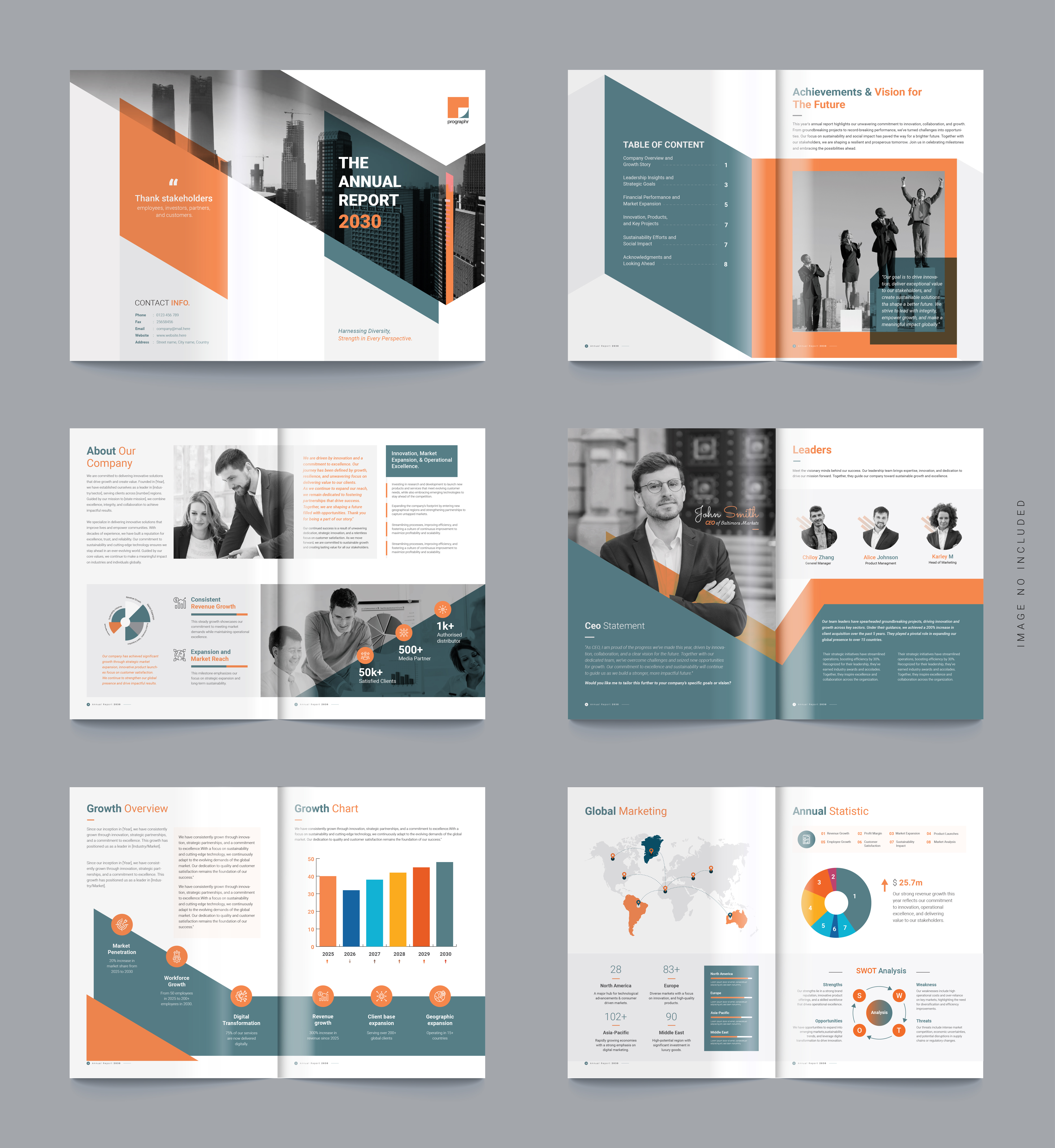 Example of Multipage Brochure Design