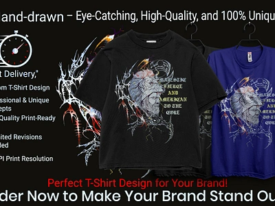 Custom Hand-Drawn T-Shirt Designs art best design branding cus custom t shirt design eye catchng fiver graphic design hand drawn design illustration logo mockup t shirt t shirt design tshirt tshirt design upwerk vintage style