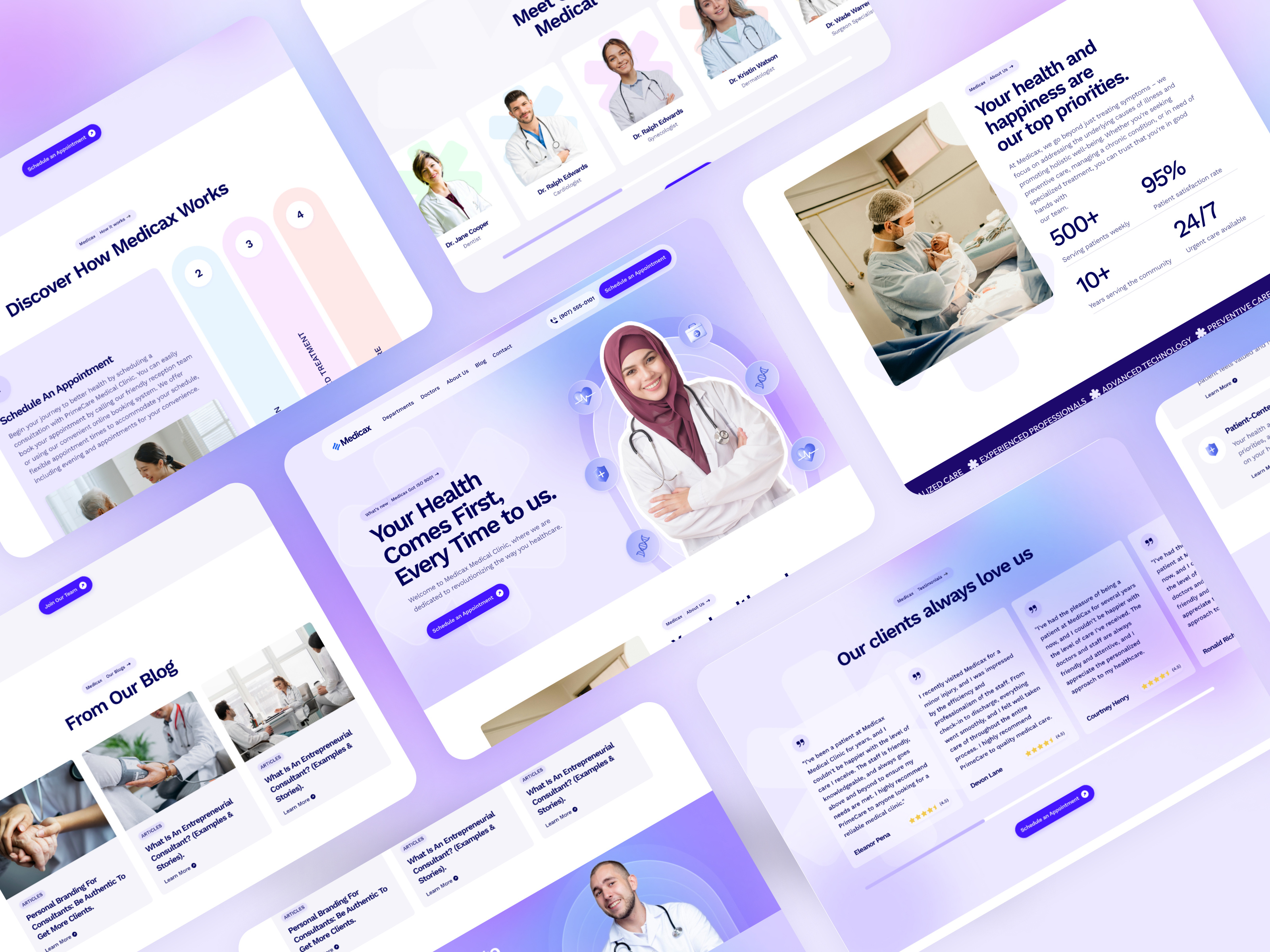 Example of Website Design For Medical Professionals