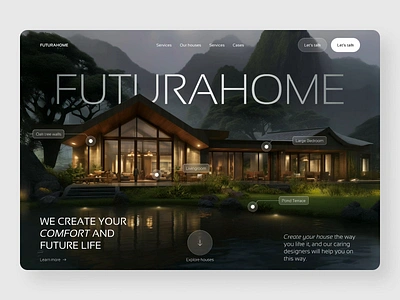 Real Estate Customization Tool animation ar design house interior real estate ui ux web