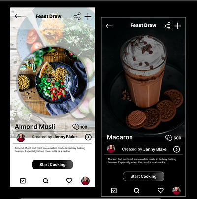 Feast Draw app branding design graphic design ui ux