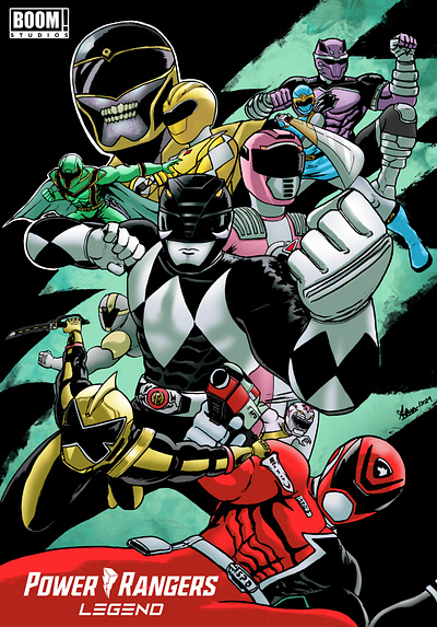 Power Rangers Legend artist artwork best character illustration comic artist comic cover comic style commission cover design drawing hero ideas illustration mighty morphin morph poster art power rangers promotional super hero super sentai