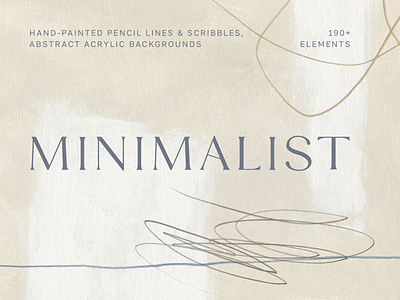 MINIMALIST Pencil Lines & Backgrounds design texture