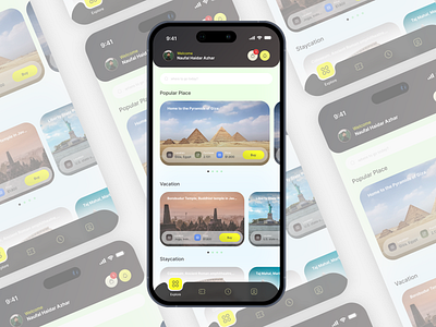 Vacation Apps - Make your vacation easy and enjoyable apps clean design explore mobile view recommend trend ui ux vacation