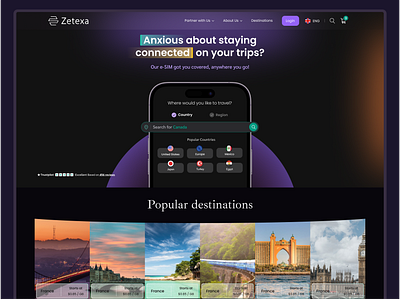 Zetexa figma ui ux website