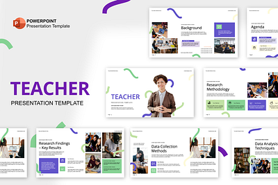 Teacher Presentation Template abstract academic campus creative keynote modern powerpoint presentation school teacher