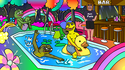 Matt Furie Illustration Project design illustration matt furie memecoin