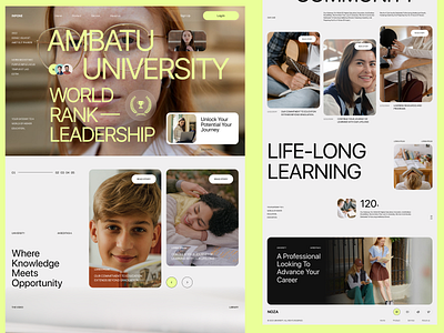 University Website Concept college students ui ui concept ui design uiux university university website web web design web ui website website design