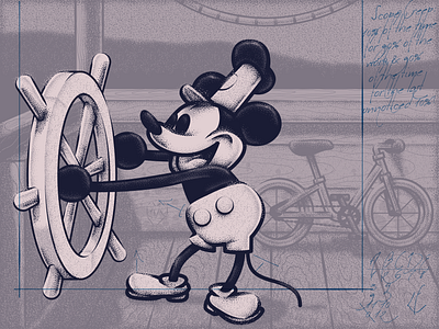 Mickey Mouse – Steamboat Willie bicycle disney mickey mickey mouse mouse steamboat steamboat willie vintage willie