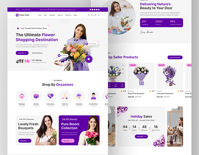 Flower Shop Website | Flower Store Website | Website | Figma app design designer designs ecommerce figma figma ui ux designer figma web designer florist flower shop website flower store website hire ui ux designer landing page uxui web web design web designer in usa web developer website design wordpress